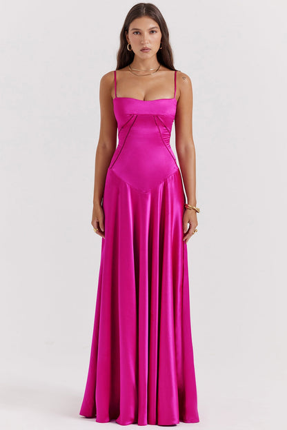 ANABELLA | LACE UP MAXI DRESS