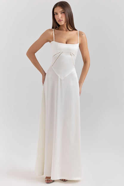 ANABELLA | LACE UP MAXI DRESS