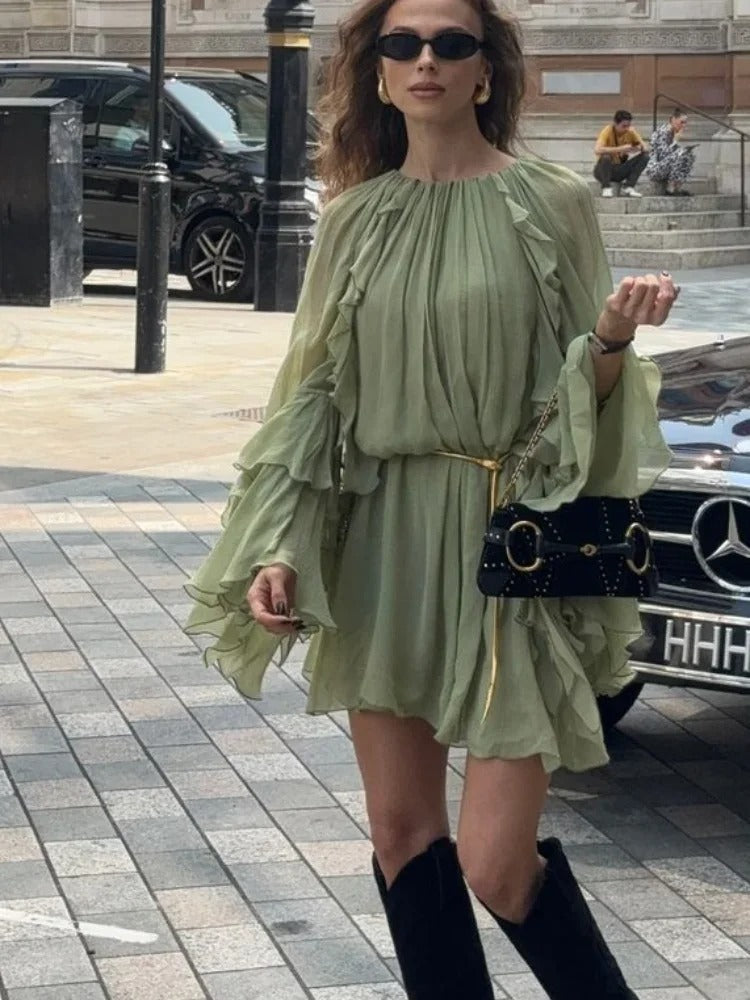 ISABEL | TIERED MINI DRESS