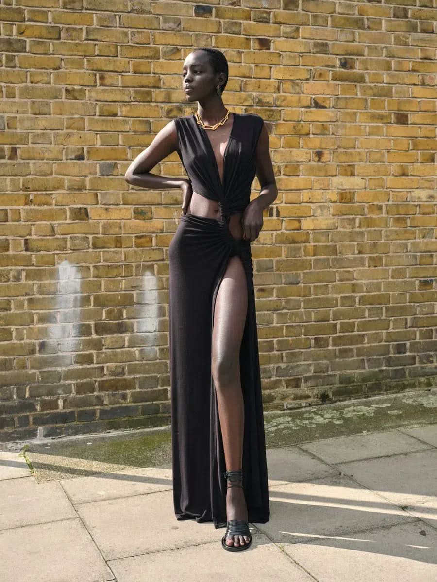 ISADORA | CUTOUT MAXI DRESS