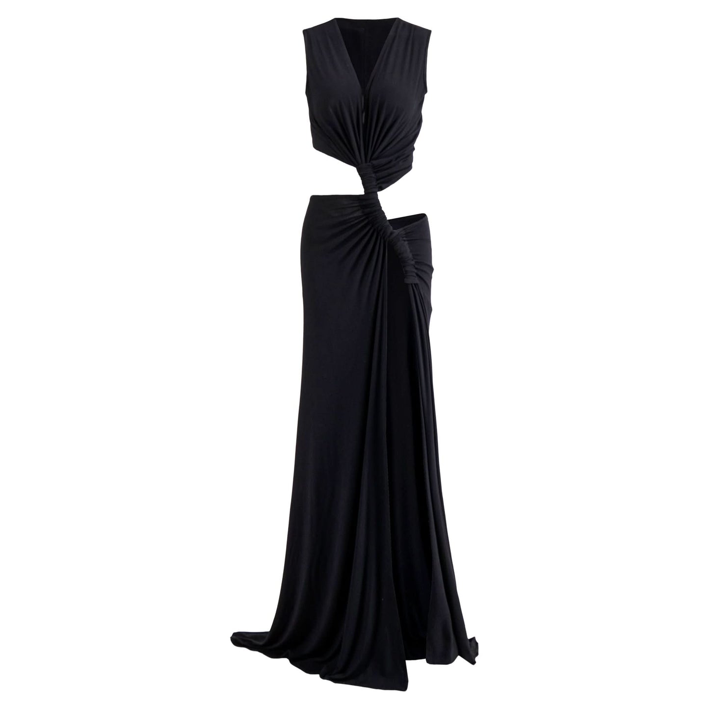 ISADORA | CUTOUT MAXI DRESS - Black