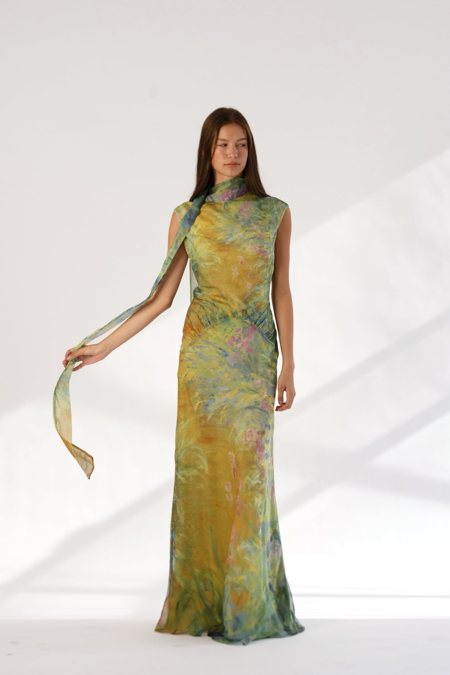 KARA | SHEATH MAXI DRESS - Iris