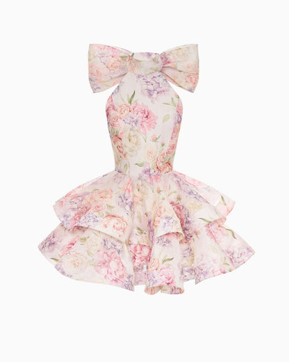 MARCELLA | HALTER MINI DRESS