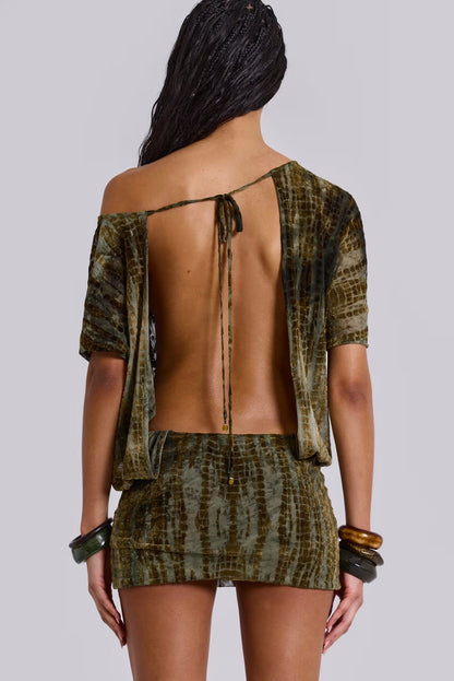 MARIBEL | BACKLESS MINI DRESS