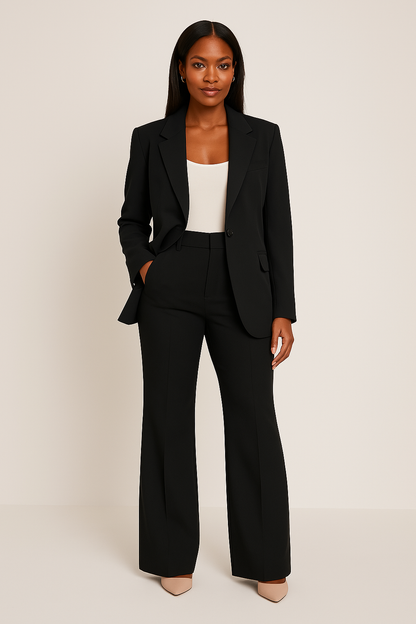 MEREDITH | WOMEN SUIT SET - Black