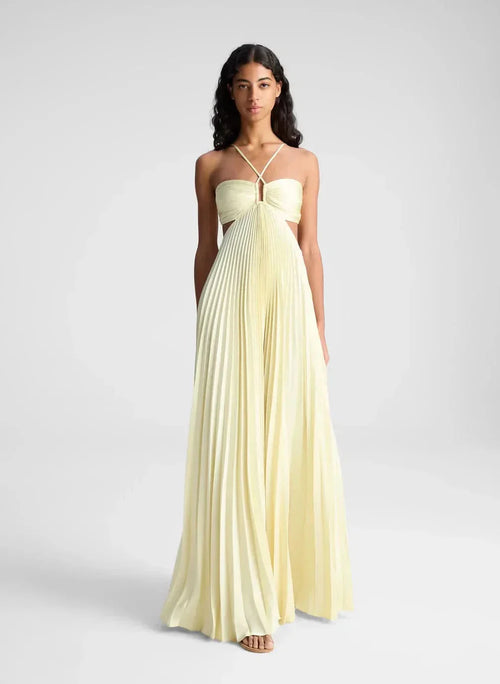 NAYELI | FORMAL MAXI DRESS - Yellow
