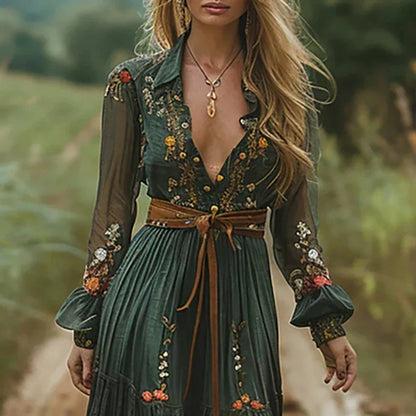 NORAH | EMBROIDERED MAXI DRESS