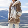 ADALINA | HOODED JACKET - Brown
