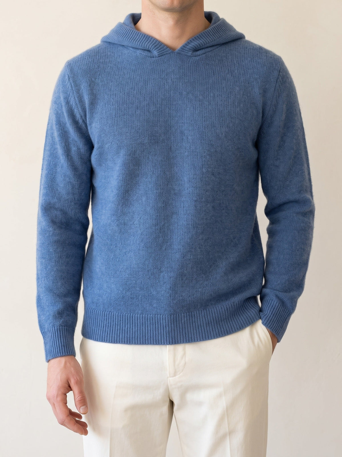 ADRIAN | HOODED SWEATER - Blue