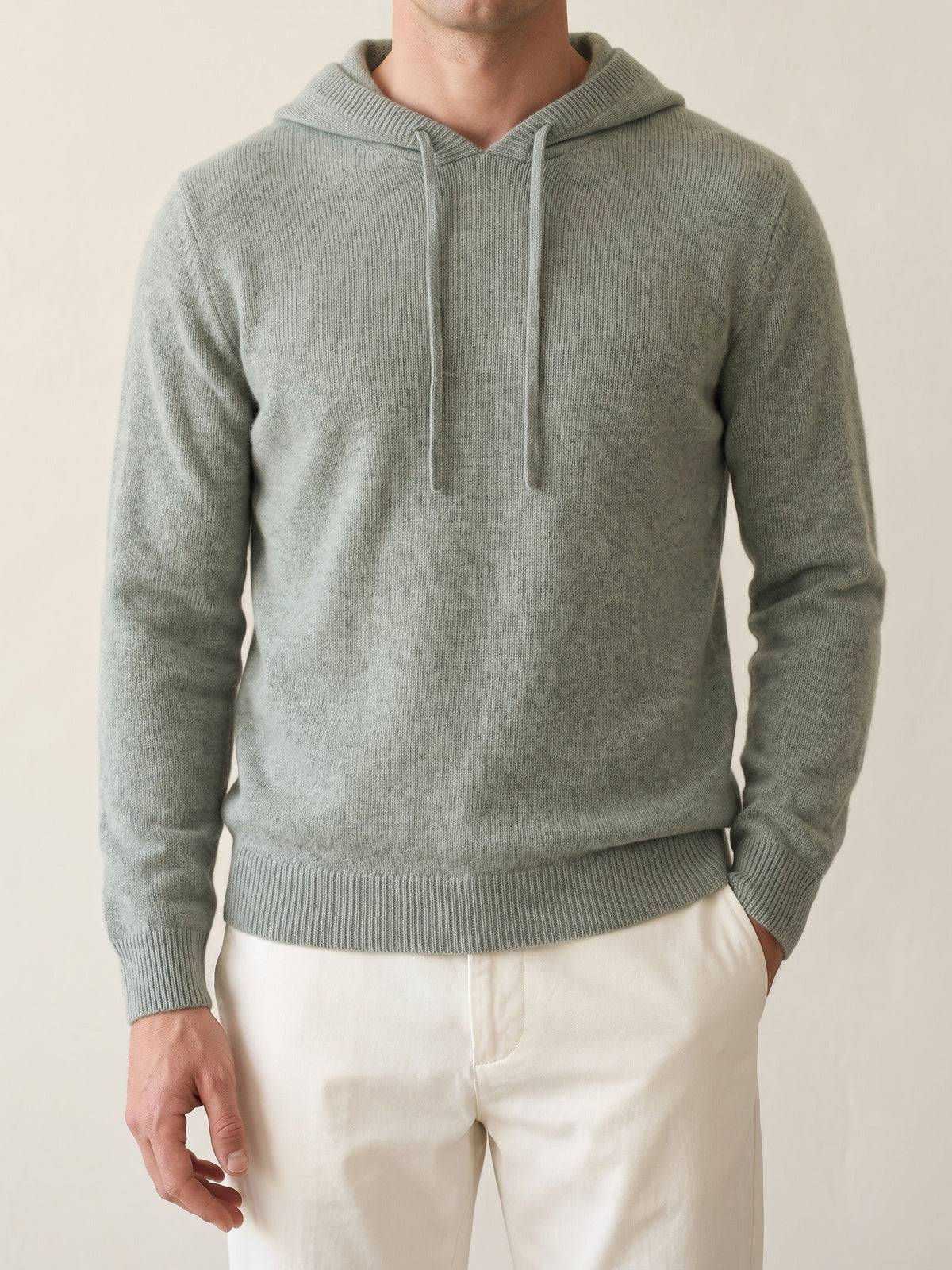 ADRIAN | HOODED SWEATER - Verdant Slate