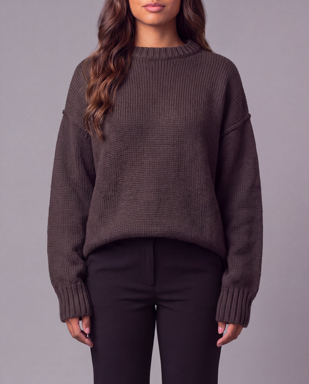 AIDA | CREW-NECK KNIT TOP