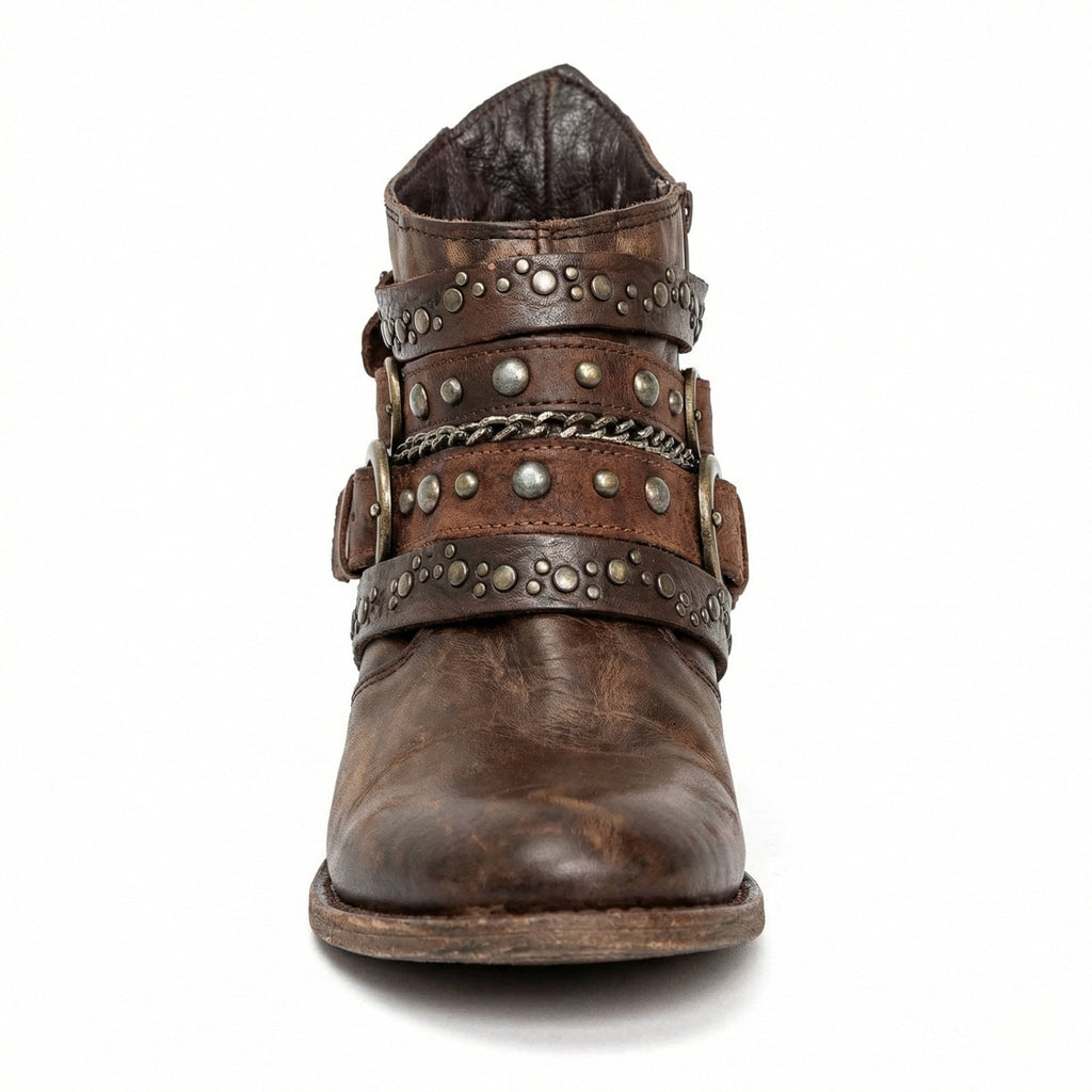 AILA | STUDDED ANKLE BOOTS