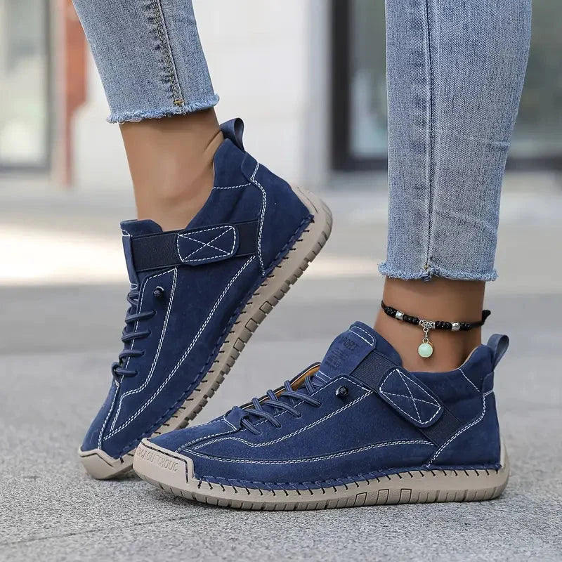 ALBERTINE | MID-TOP SNEAKERS - Blue