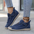 ALBERTINE | MID-TOP SNEAKERS - Blue