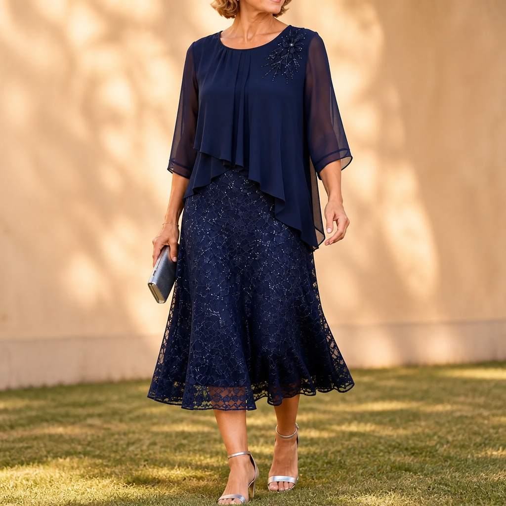 ALINTA | LACE MIDI DRESS