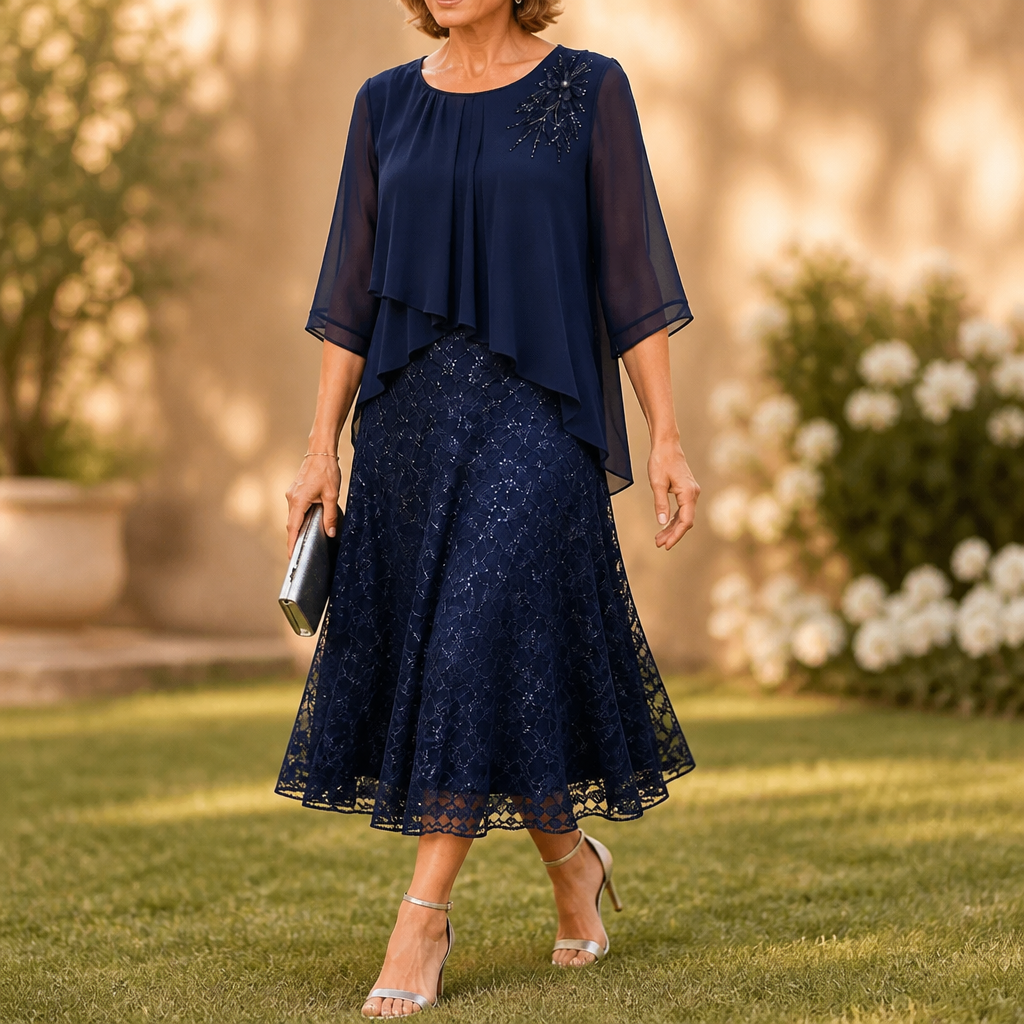 ALINTA | LACE MIDI DRESS