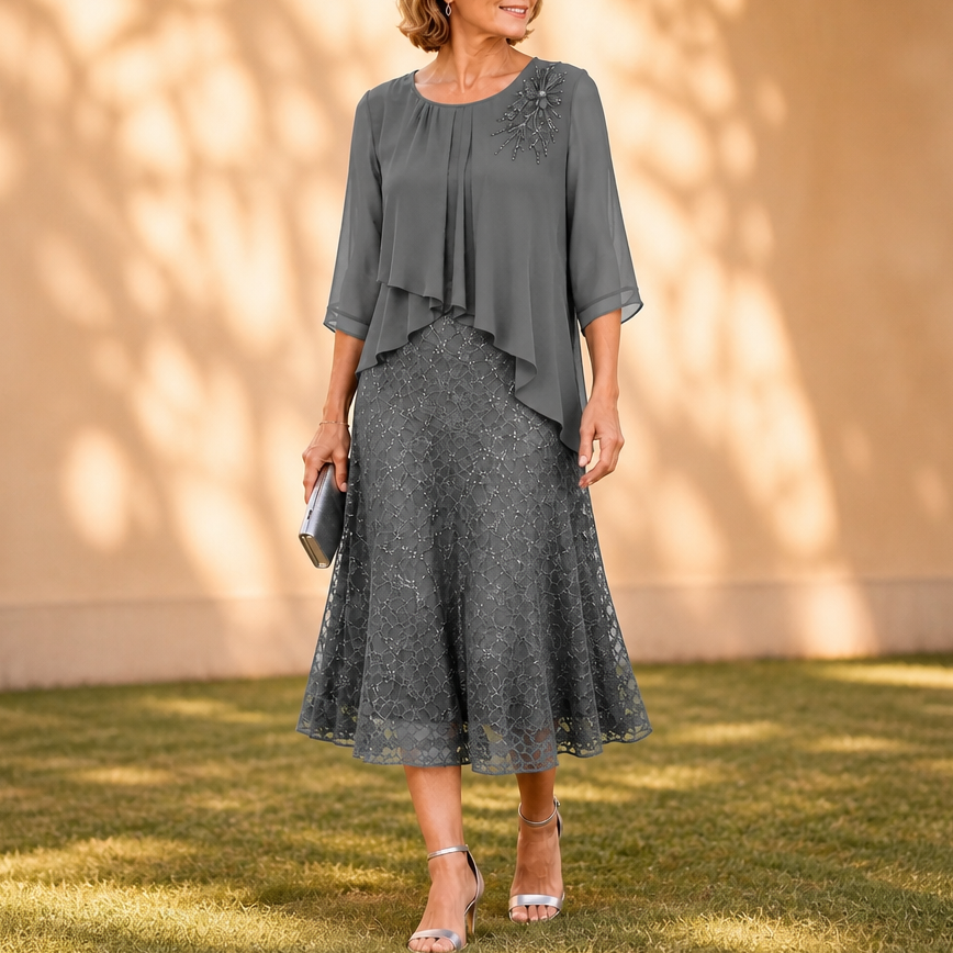 ALINTA | LACE MIDI DRESS
