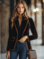 ALIZEE | CONTRAST BLAZER