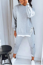 ALLAIRE | RELAXED TOP SET - Gray
