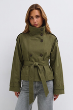 AMABEL | CROPPED TRENCH COAT