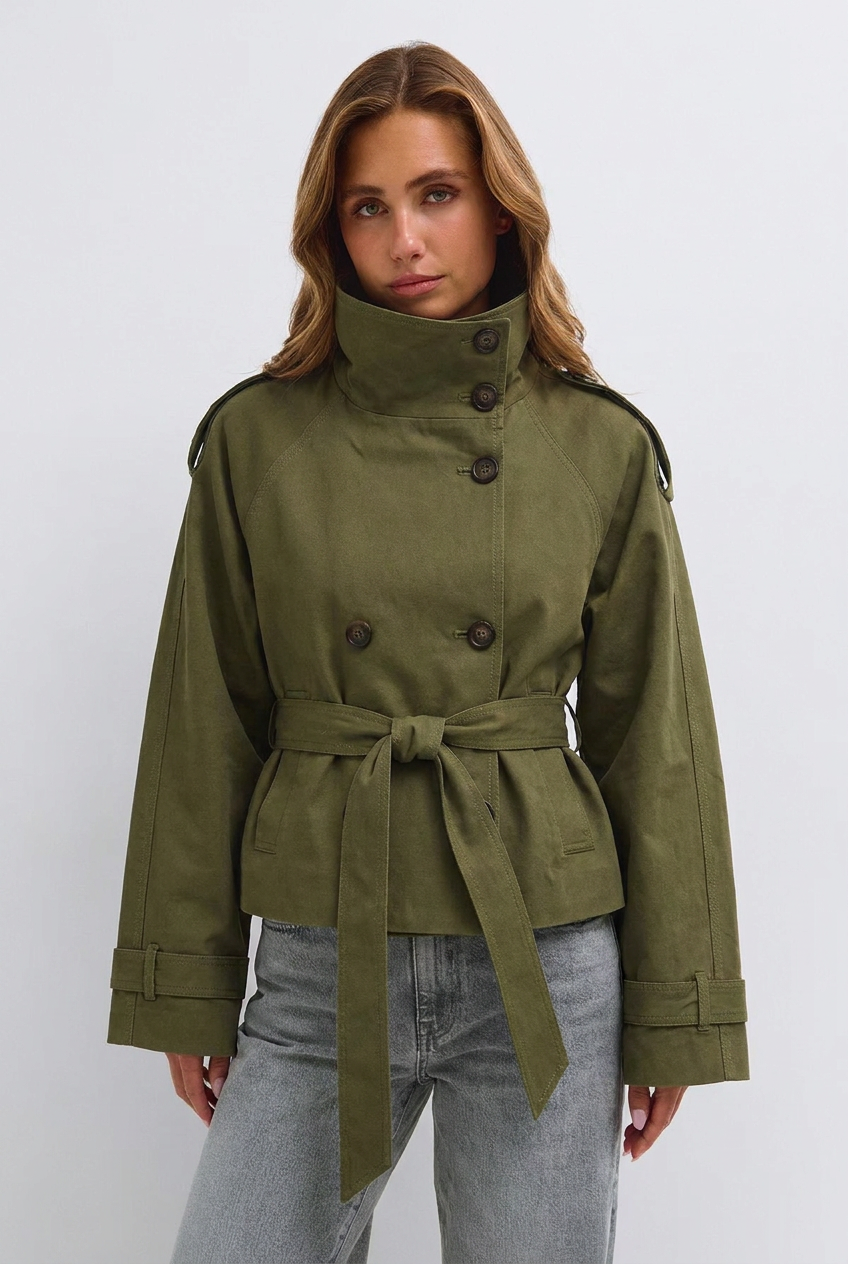 AMABEL | CROPPED TRENCH COAT