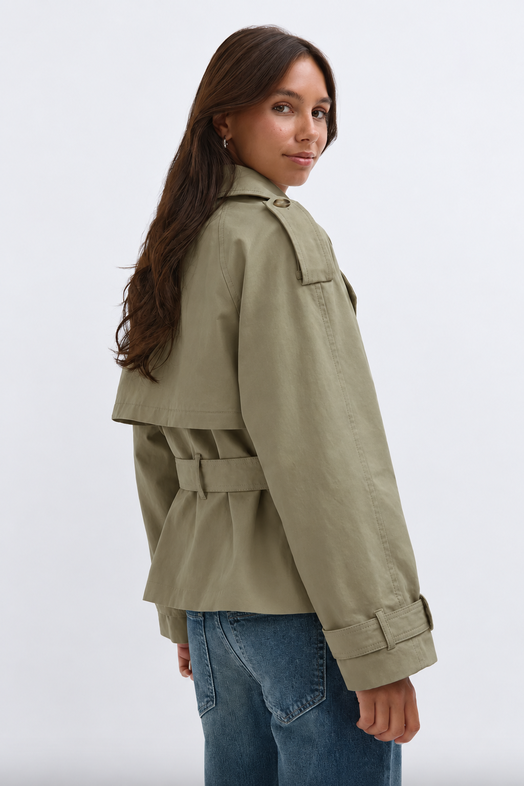 AMABEL | CROPPED TRENCH COAT