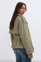 AMABEL | CROPPED TRENCH COAT