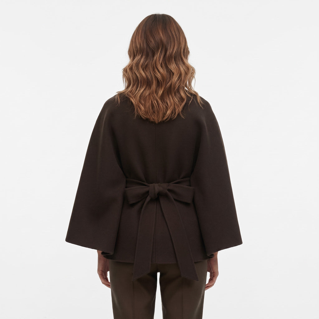 AMALIA | BELTED CAPE COAT