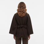 AMALIA | BELTED CAPE COAT