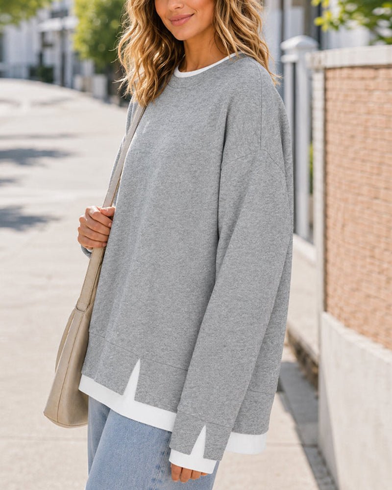 APOLLINE | CONTRAST TRIM TOP