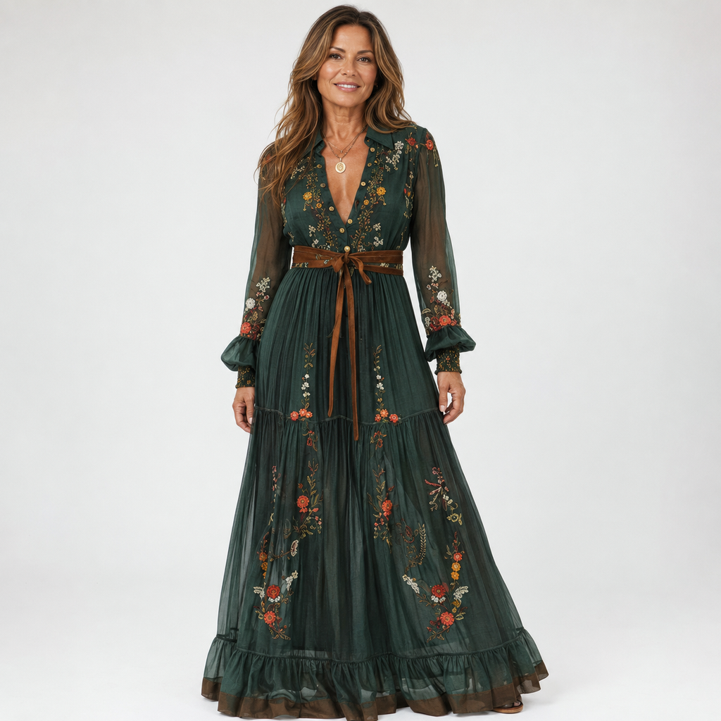 AUBRINE | MAXI DRESS - Green