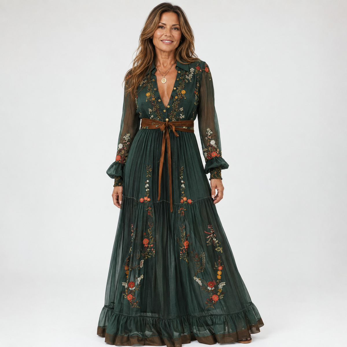 AUBRINE | MAXI DRESS - Green