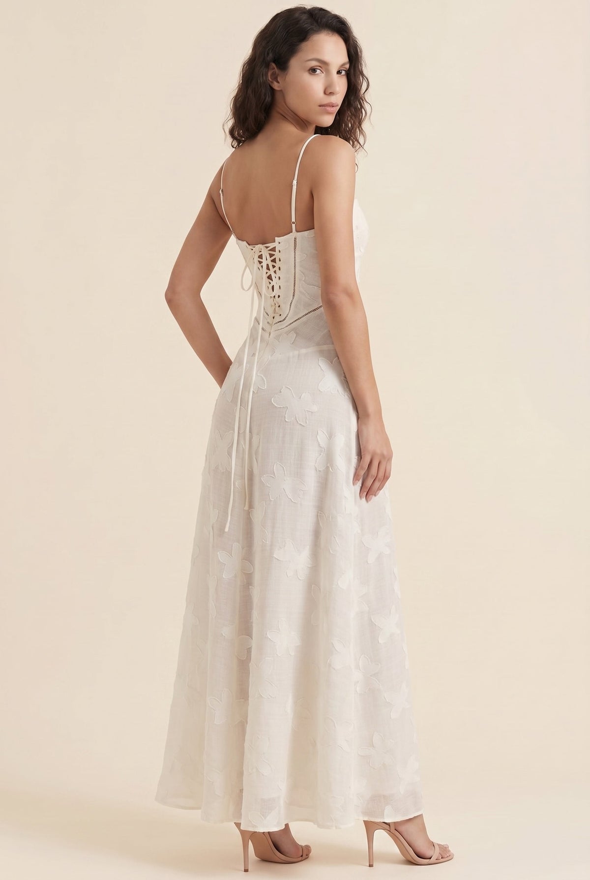 AURORE | LACE MAXI DRESS - Ivory