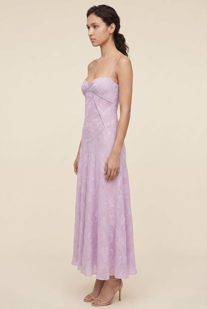 AURORE | LACE MAXI DRESS - Lilac