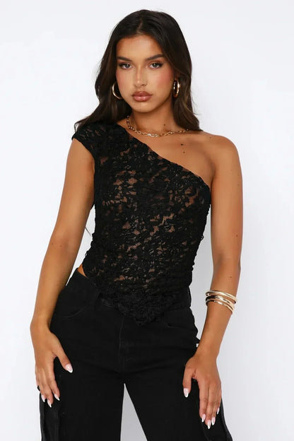 BAILA | LACE TOP - Black