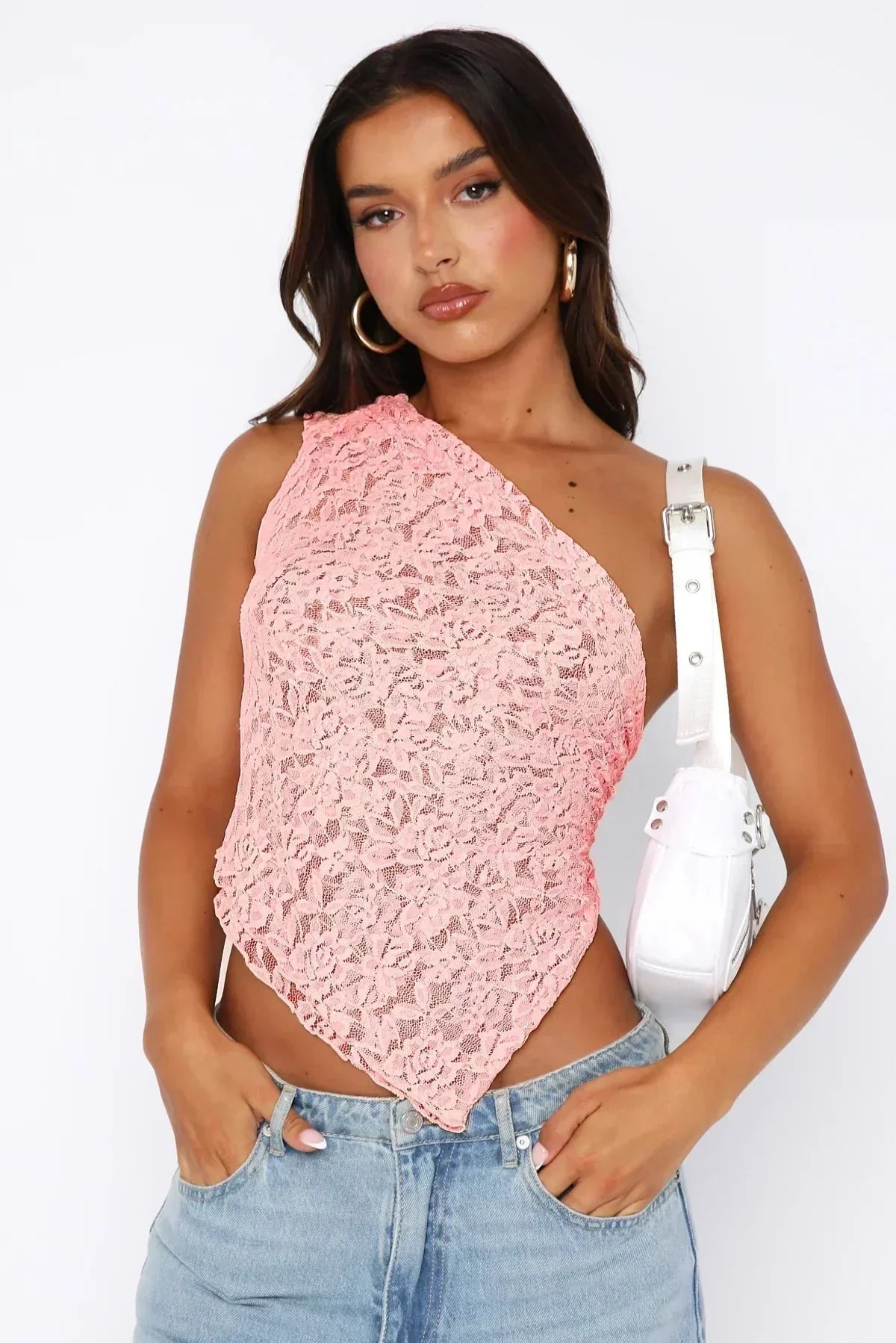BAILA | LACE TOP - Pink