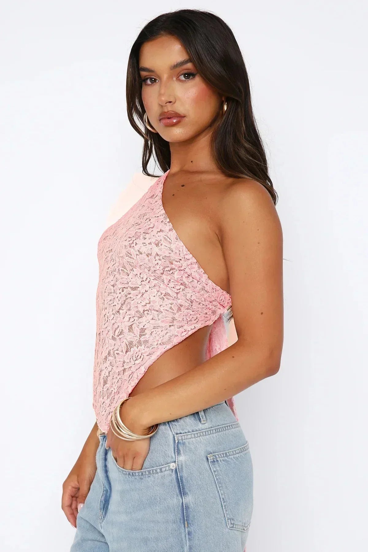 BAILA | LACE TOP - Pink