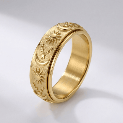 BETTANY | CELESTIAL SPINNER RING - Gold