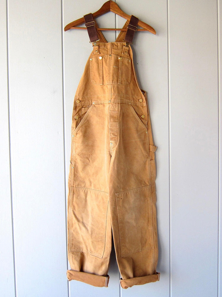 CORALIA | DUNGAREE JUMPSUIT - Khaki
