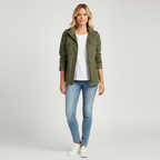 CRISANTA | UTILITY POCKET JACKET - Olive Green