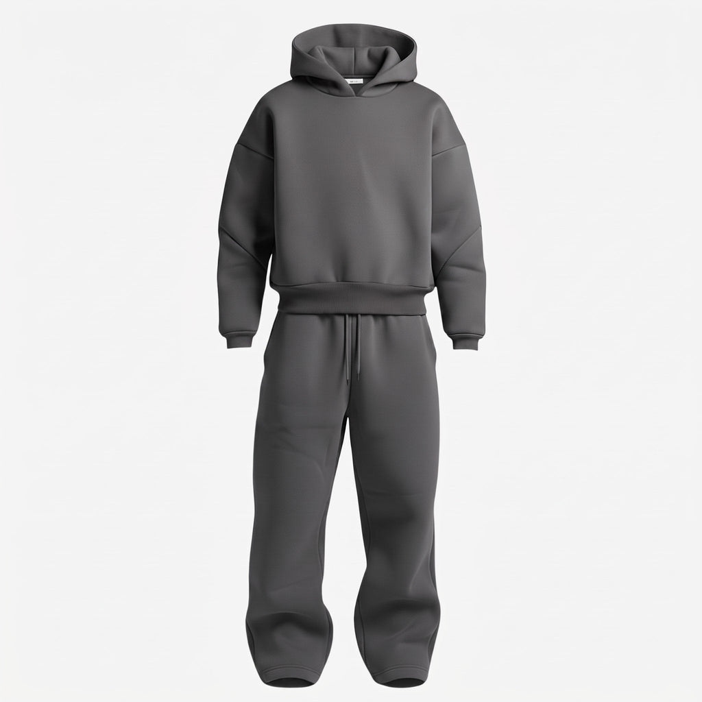 CYRUS | RELAXED HOODED TRACKSUIT - Dark Gray