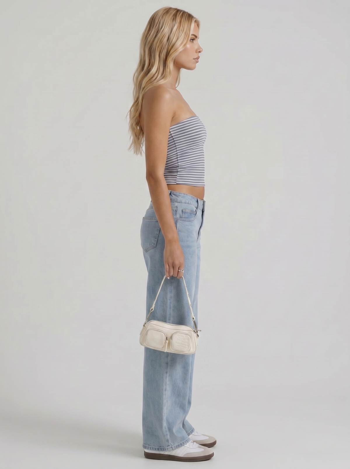DAMIANA | WIDE LEG JEANS - Light Blue