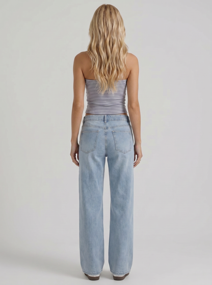 DAMIANA | WIDE LEG JEANS - Light Blue