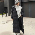 DENALI | HOODED LONGLINE PUFFER COAT - Black