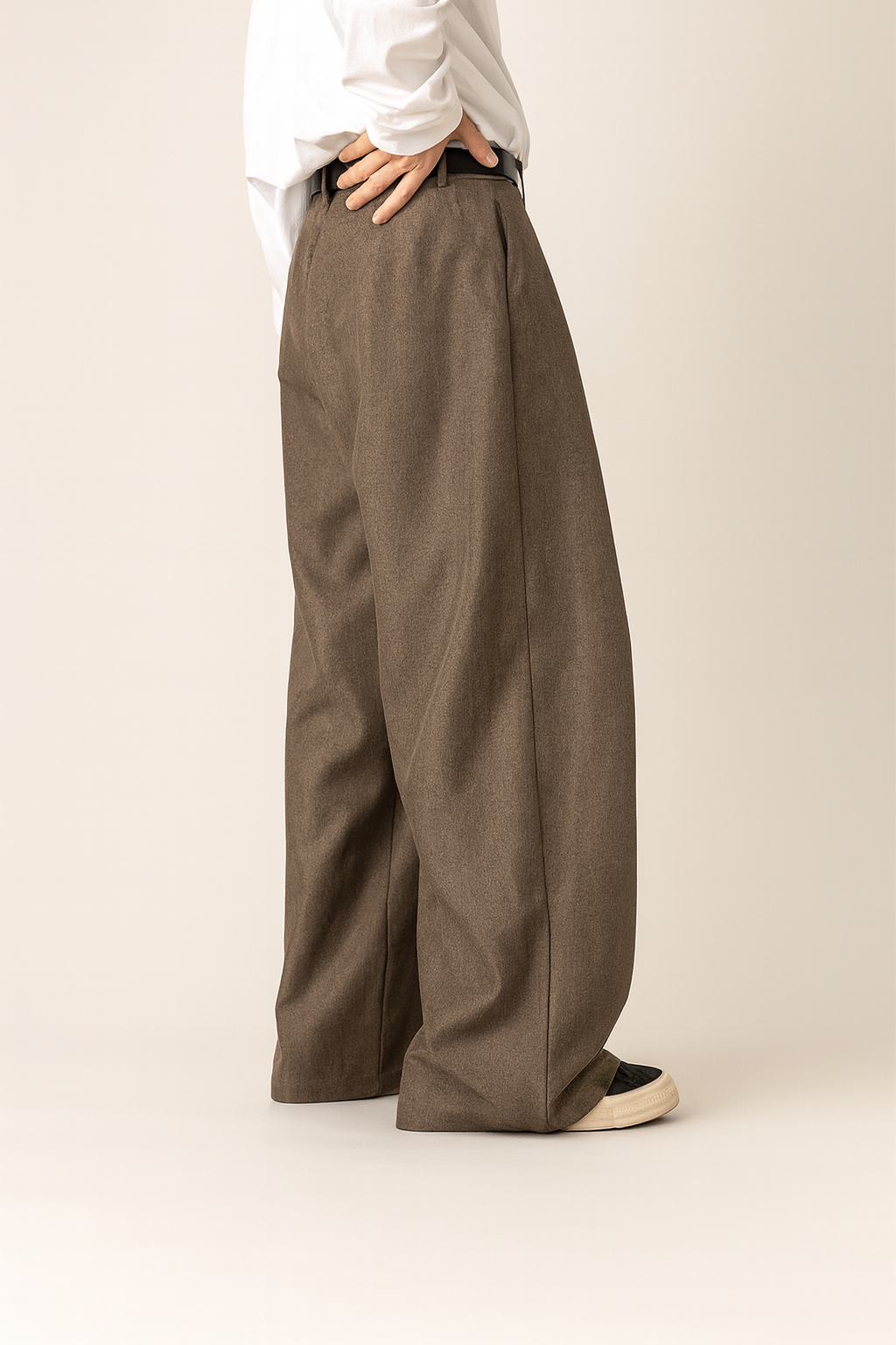 DORIAN | WIDE-LEG PLEATED TROUSERS