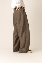 DORIAN | WIDE-LEG PLEATED TROUSERS