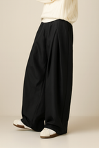 DORIAN | WIDE-LEG PLEATED TROUSERS