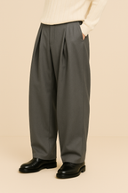 DORIAN | WIDE-LEG PLEATED TROUSERS