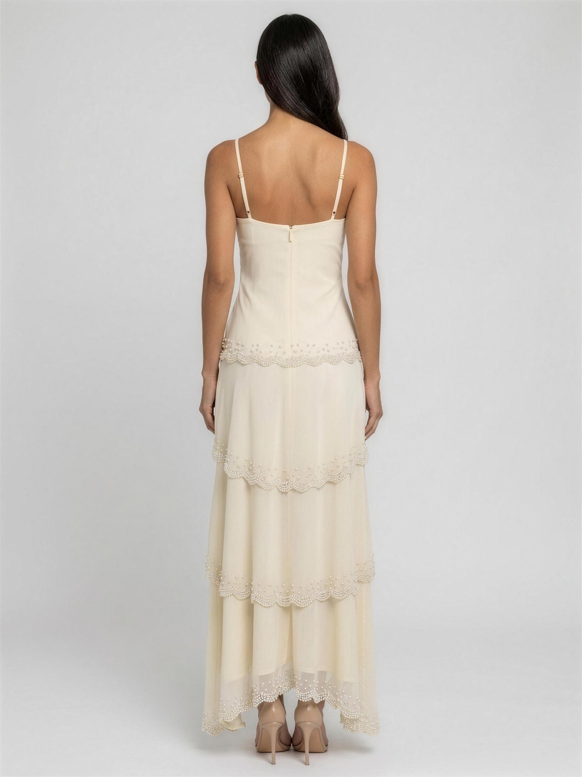 DORINDA | TIERED MAXI DRESS - Ivory