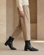 ELEANORA | BLOCK-HEEL ANKLE BOOTS